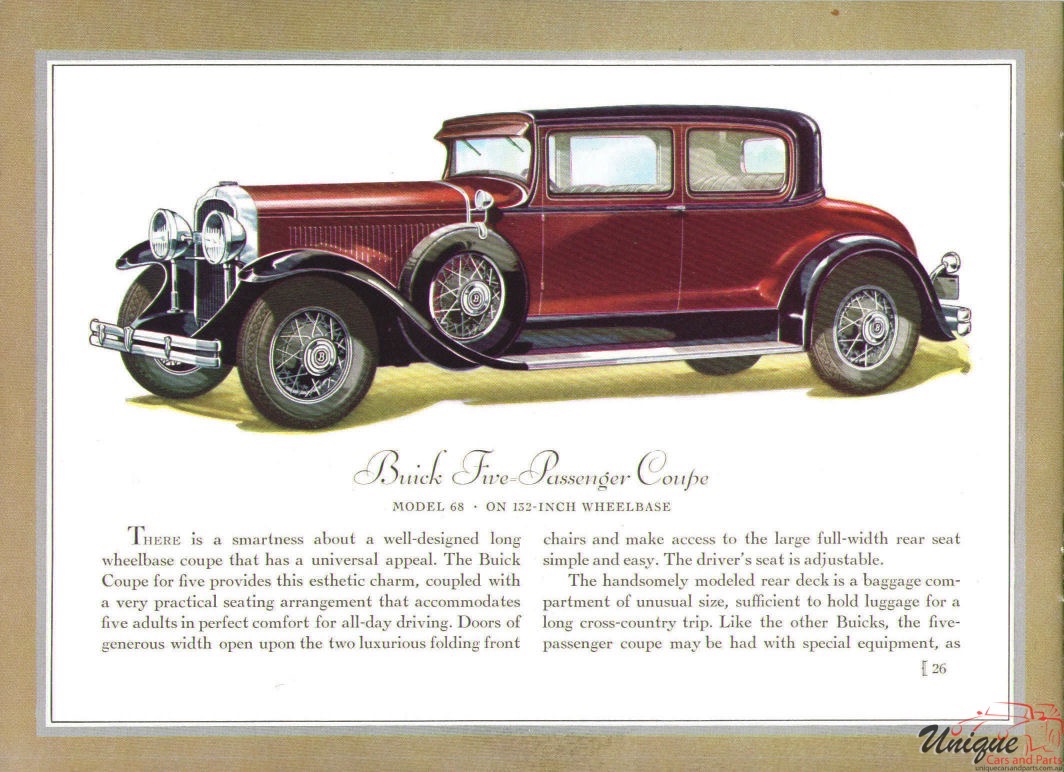 1930 Buick Brochure Page 4